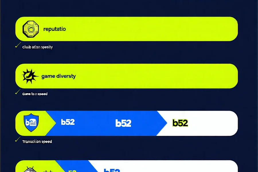 Biểu đồ so sánh B52 Club với các nhà cái khác