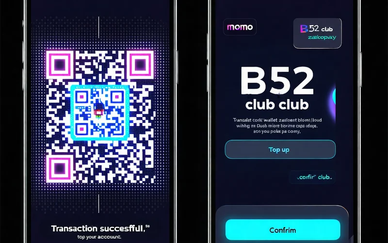 Giao diện nạp tiền qua ví điện tử tại b52 club