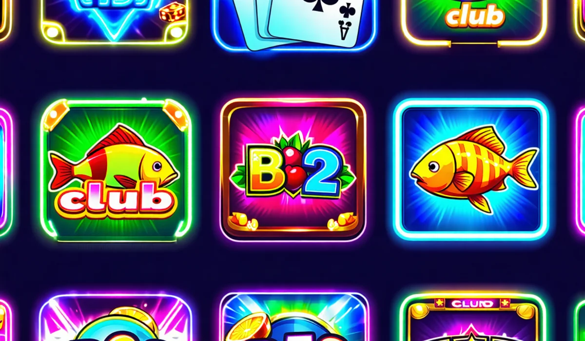 Hình ảnh tổng hợp các trò chơi đa dạng tại b52 club như game bài, slot, bắn cá, casino trực tuyến