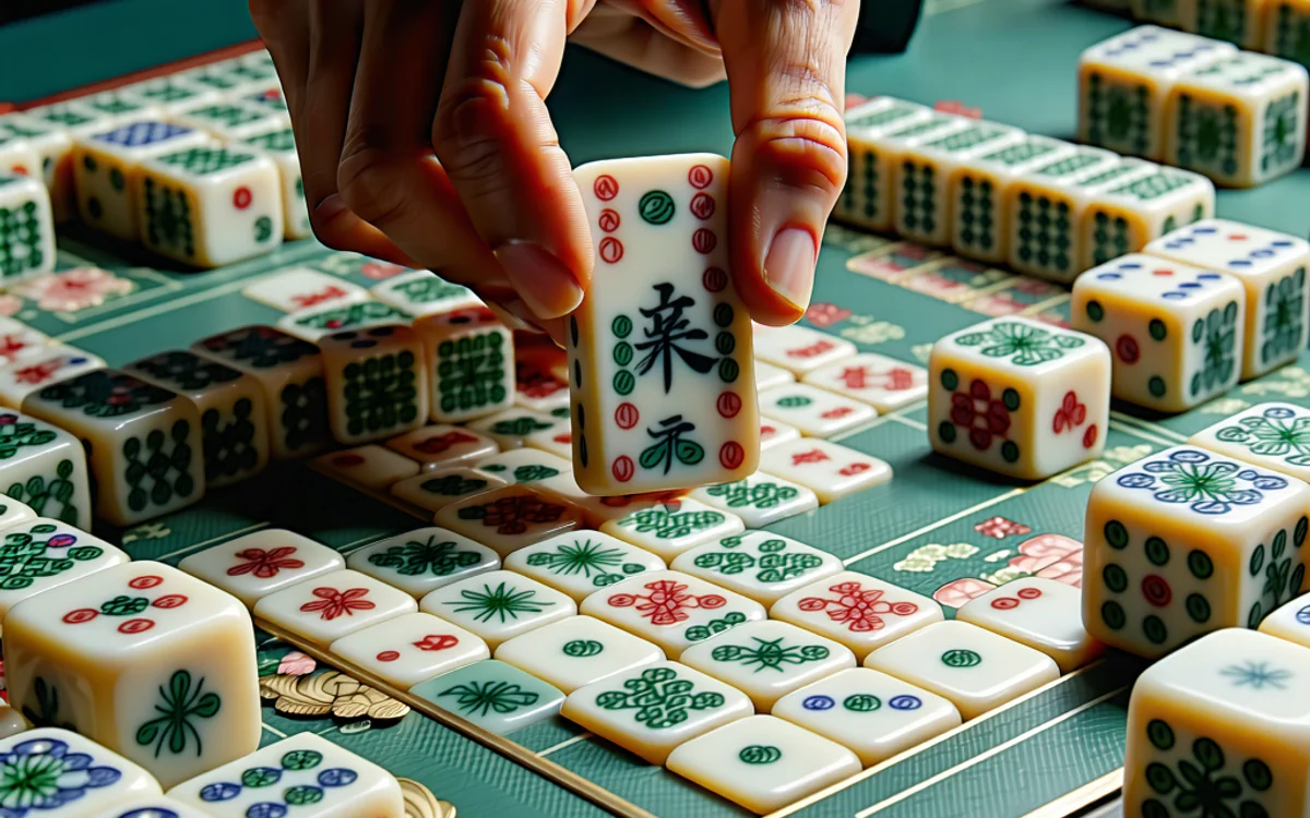 Một ván Mạt chược đang diễn ra sôi nổi tại b52 club