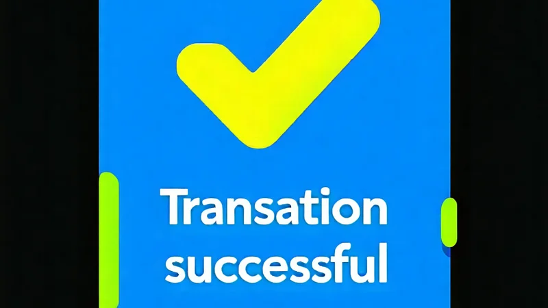 Minh họa xác nhận giao dịch nạp tiền thành công