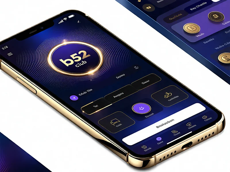 Giao diện người dùng thân thiện và hiện đại của b52 club trên thiết bị di động